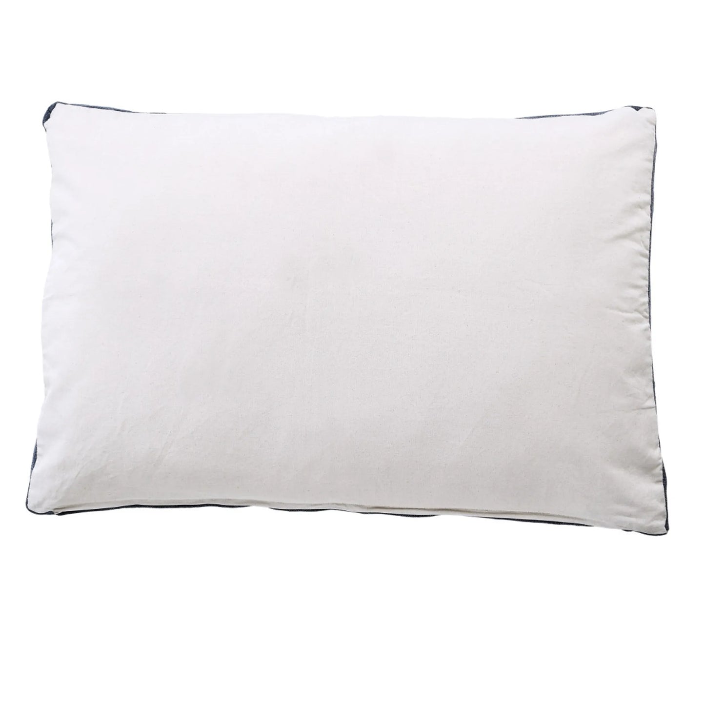 24" X 36" Stonewashed Blue Pillow Style Pet Bed With Removable Cover