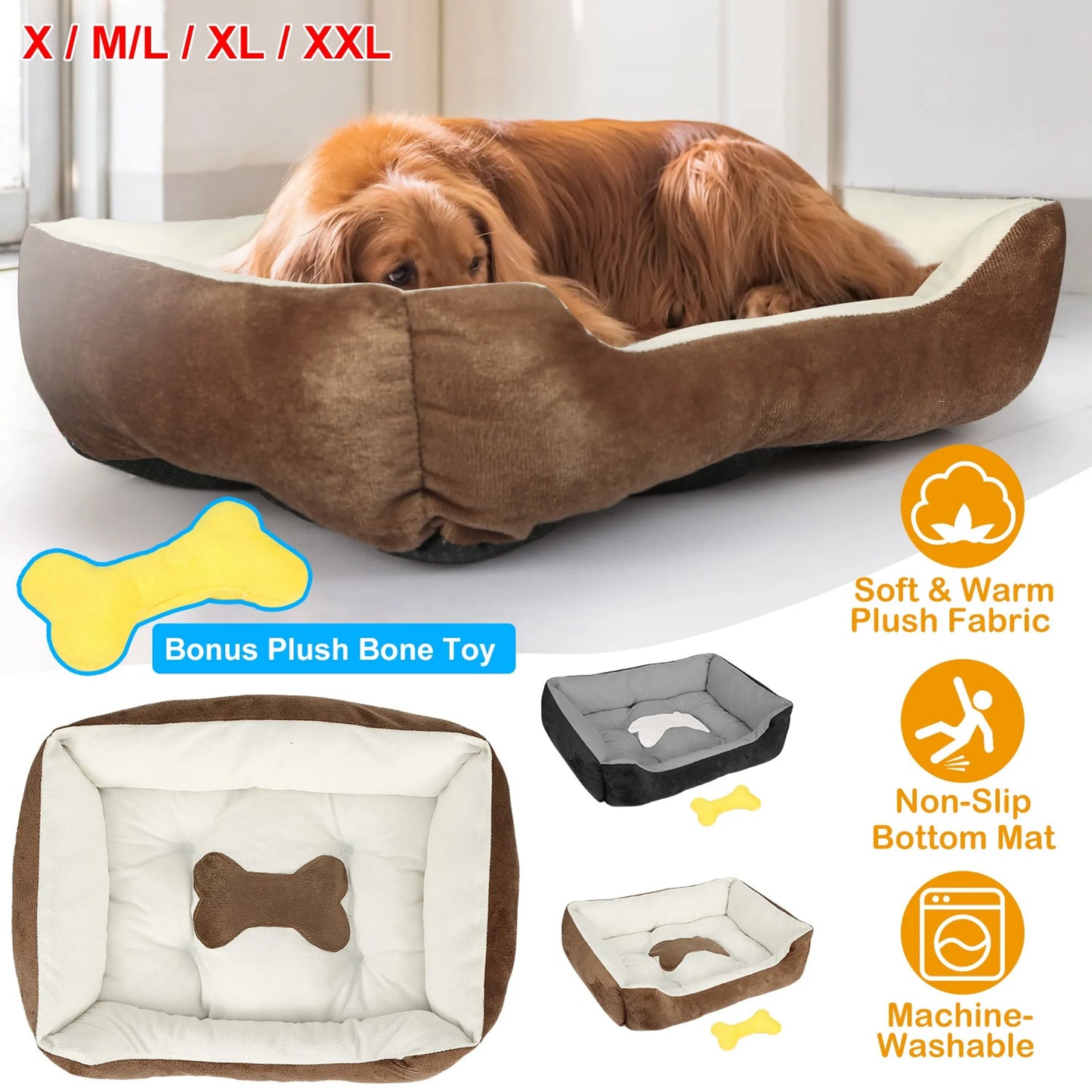 Pet Dog Bed Soft Warm