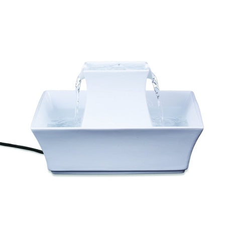 PetSafe White Pagoda Ceramic Fountain