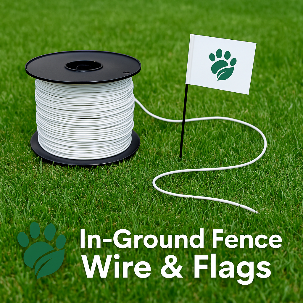 In-Ground Fence Wire and Flags