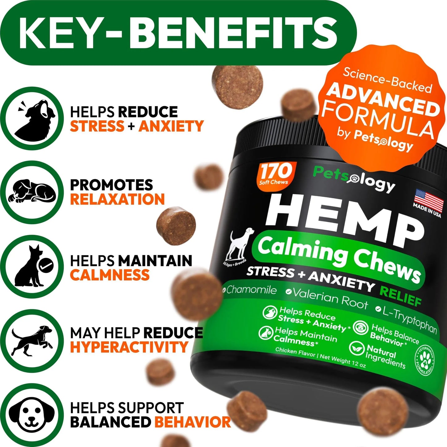 Hemp Calming Chews for Dogs