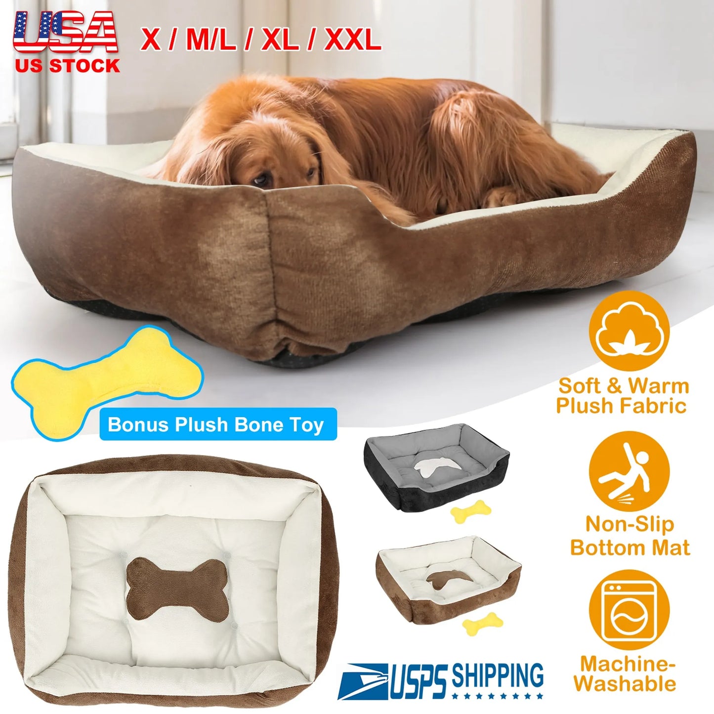 Pet Dog Bed Soft Warm
