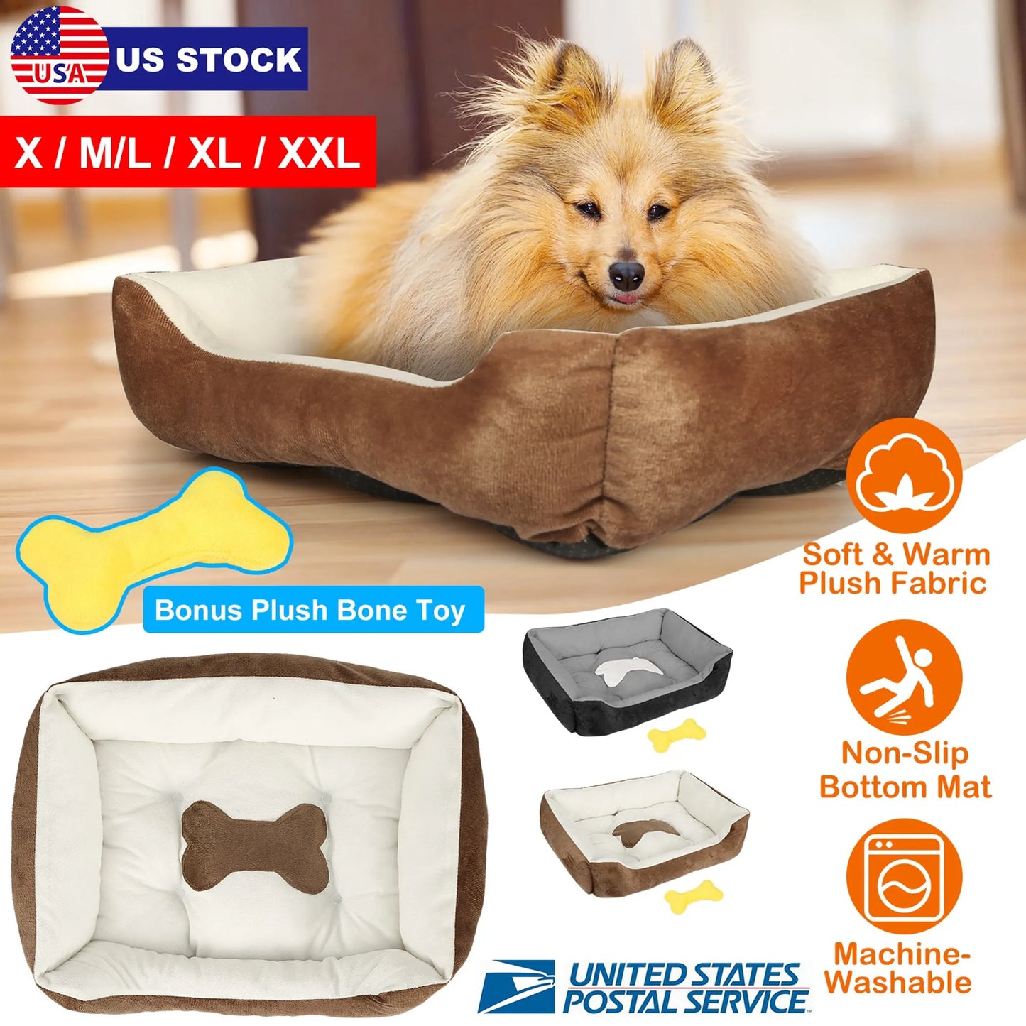 Pet Dog Bed Soft Warm
